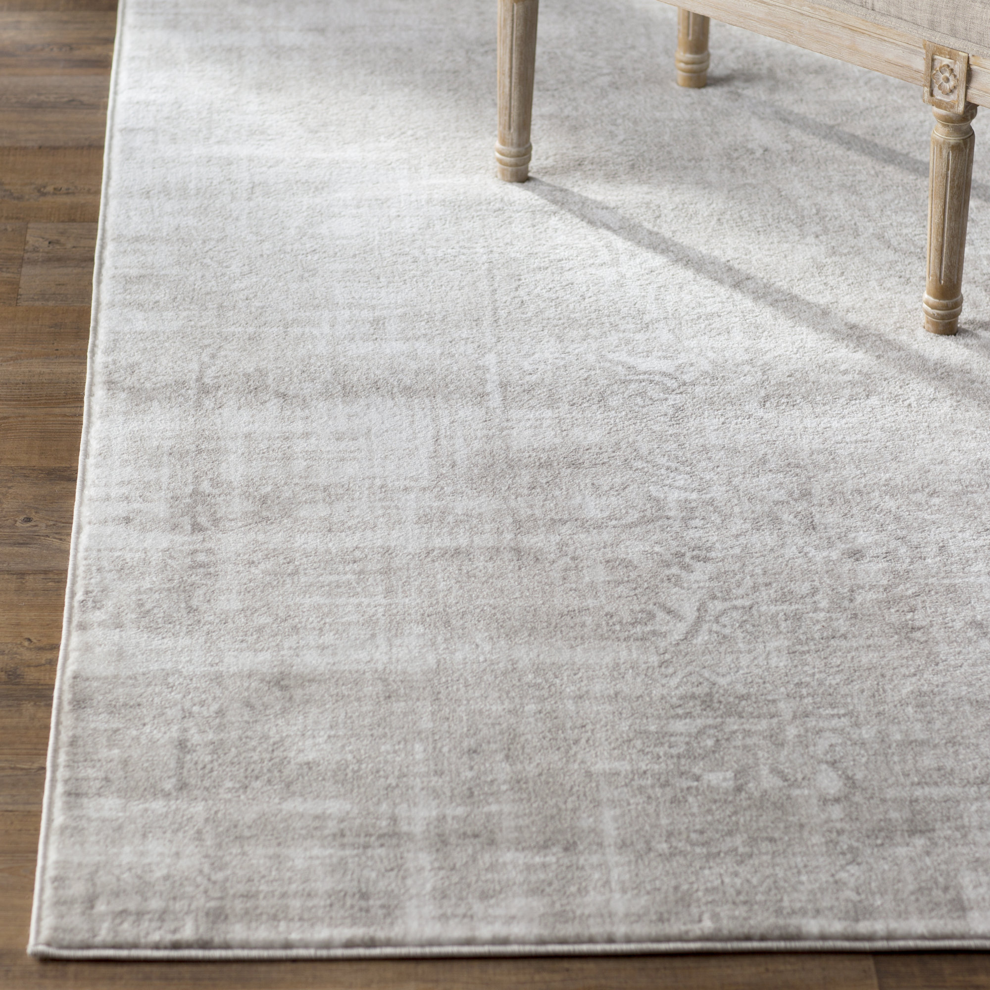 Ismay Light Gray Area Rug & Reviews Birch Lane